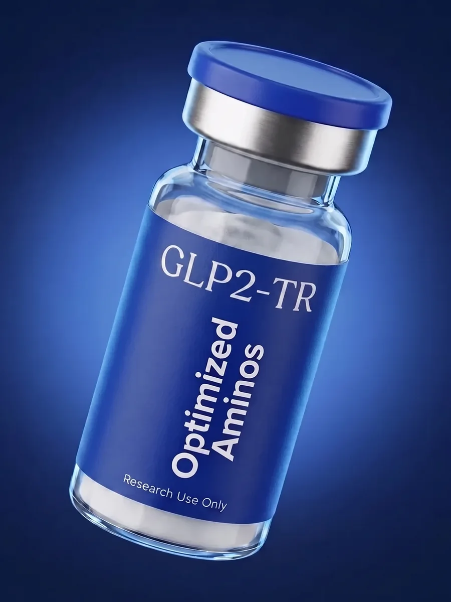 GLP2-TR 20mg research peptide vial — Optimized Aminos