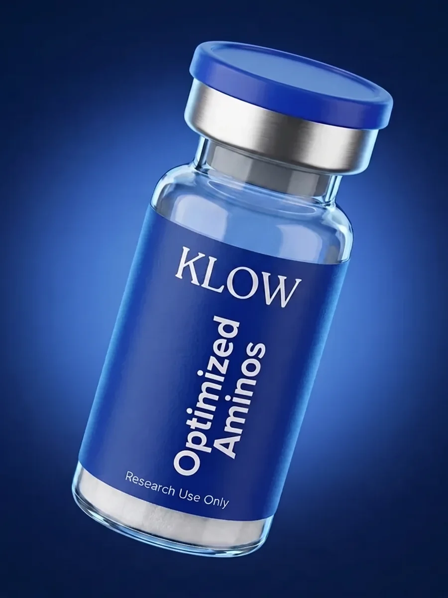 KLOW 80mg research peptide vial — Optimized Aminos