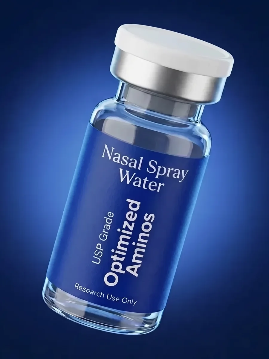 Nasal Spray Water 10ml research peptide vial — Optimized Aminos