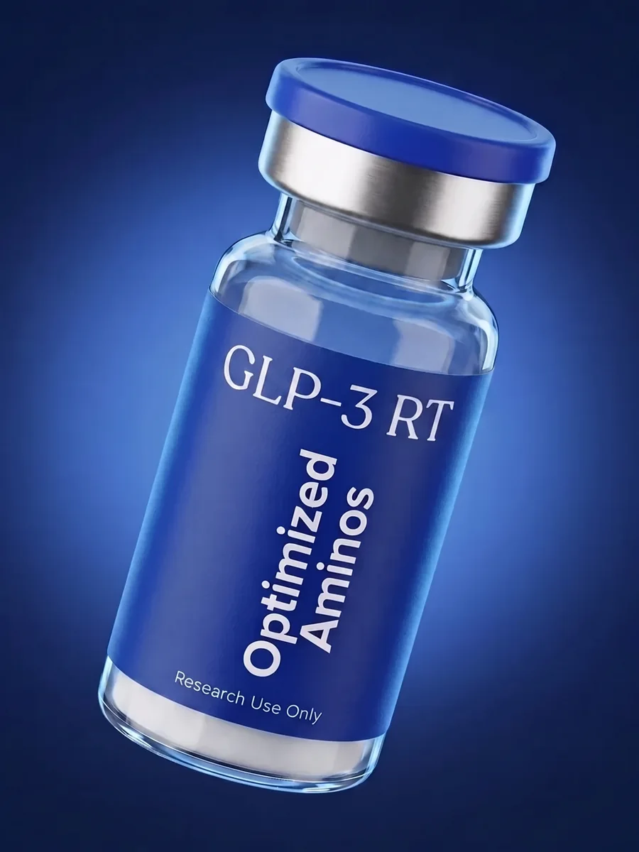 GLP-3 RT research peptide vial — Optimized Aminos