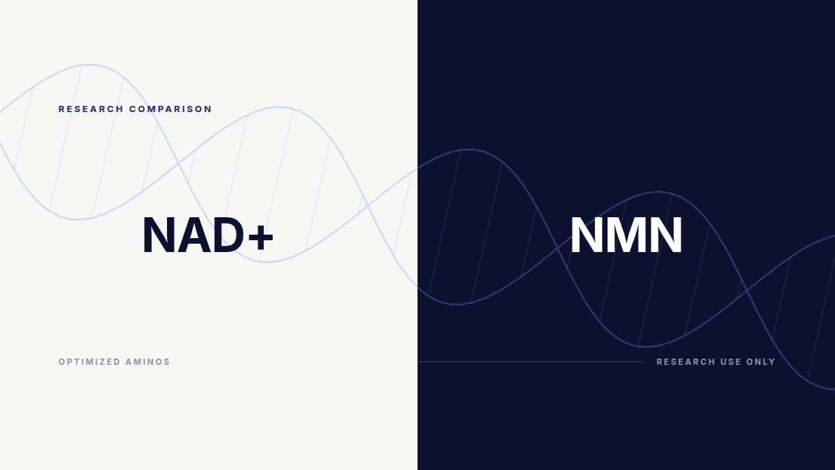 NAD+ vs NMN vs NAM: What the Literature Distinguishes in Cellular Research